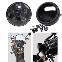 5 75 inch round led headlight turn signal light 5 75 inch projector led motor headlamp for dyna sportster 1200 48 883 parts