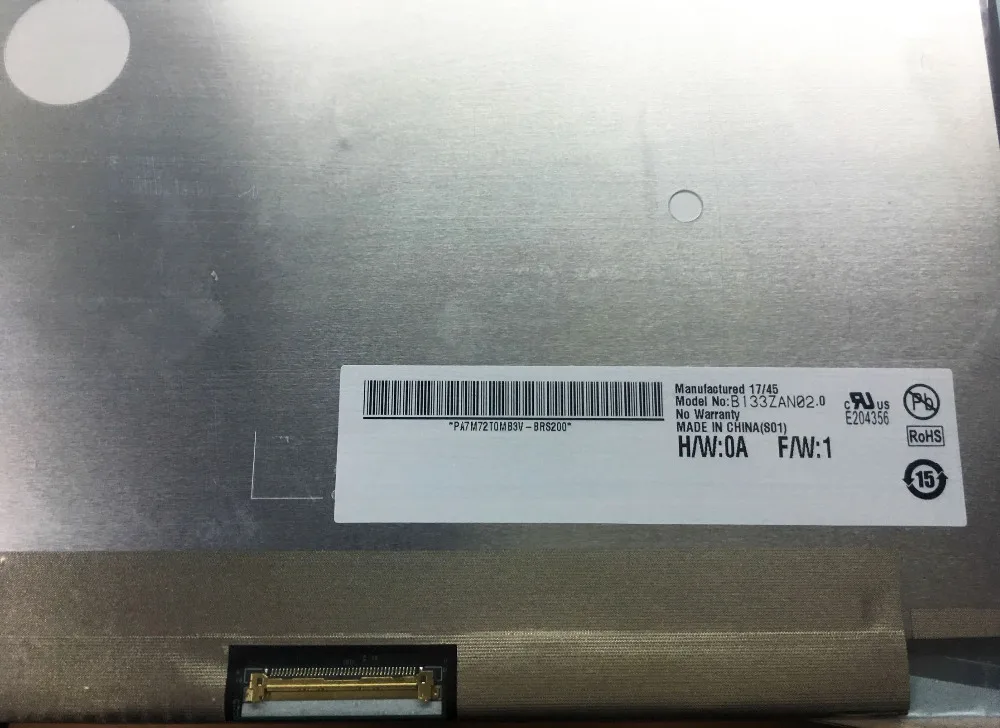 

Глянцевая панель для ЖК-экрана IPS 13,3 дюйма 40 Pin UHD 3840X2160
