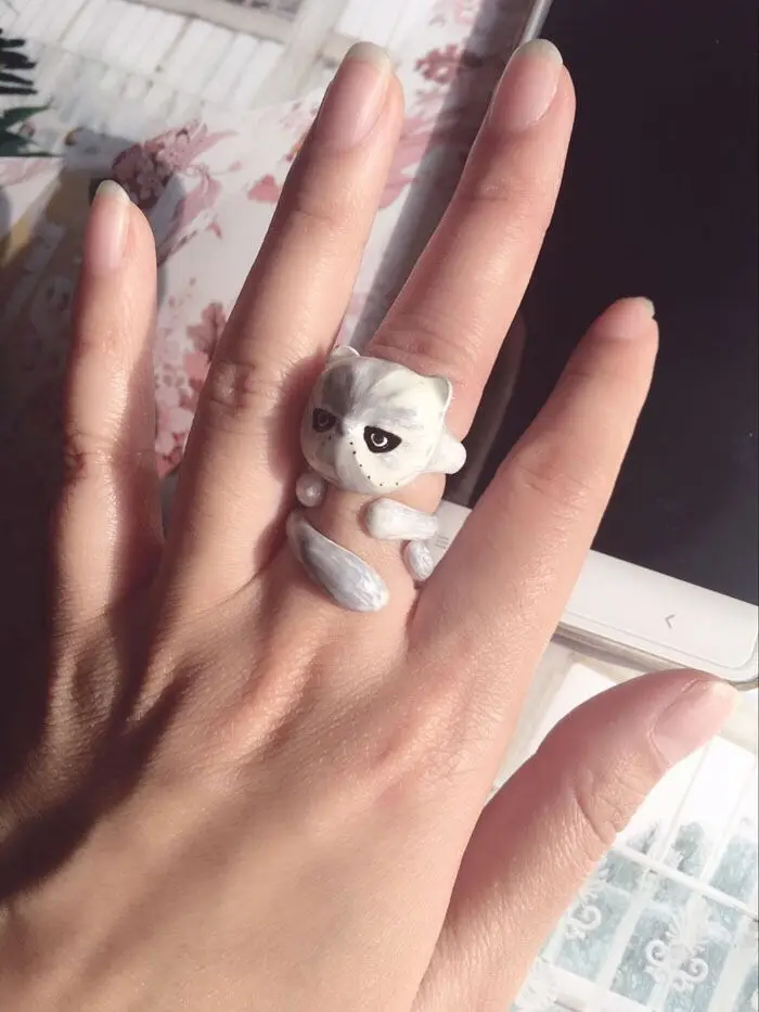 Amybaby Европейский и американский дизайн милая персидская кошка эмалированная