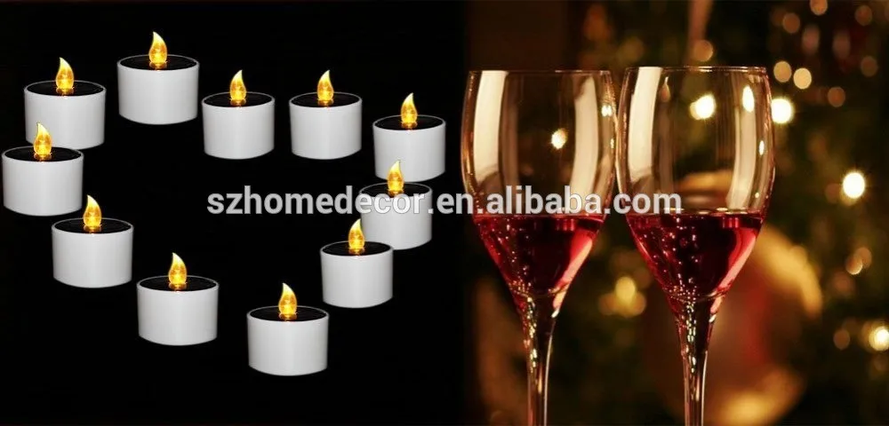 Водонепроницаемый Романтический беспламенный свечи СВЕТОДИОДНЫЙ Tealight