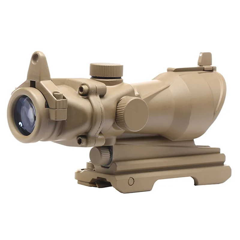 Aim Acog 4X32 оптический прицел красно Зеленая Сетка с QD креплением Снайперский