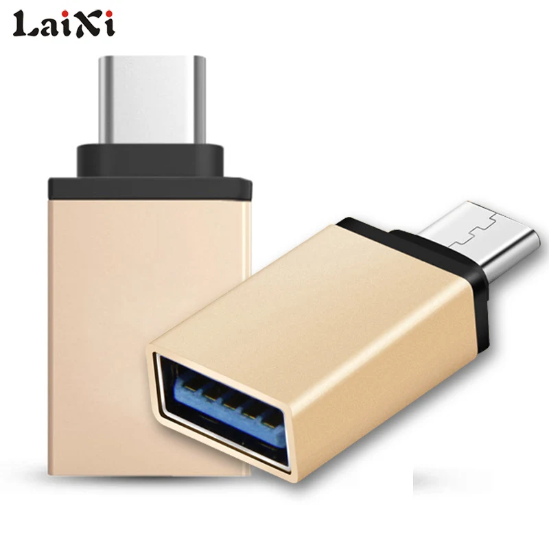 LAIXI usb type C адаптер для USB 3 0 Женский с функцией OTG Macbook Google Chromebook Oneplus 6 5t|Переходники