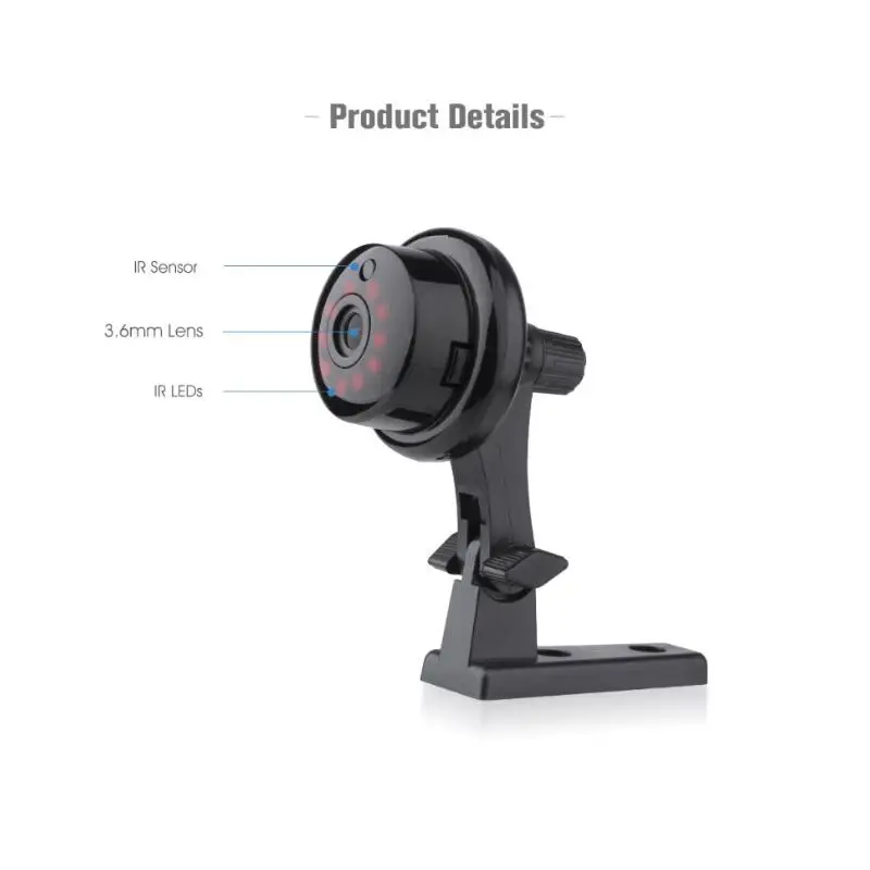 720 P Wi Fi 3D VR Panorami камера 180 видеонаблюдения ip Wifi Камара IP рыбий глаз мини s|Камеры