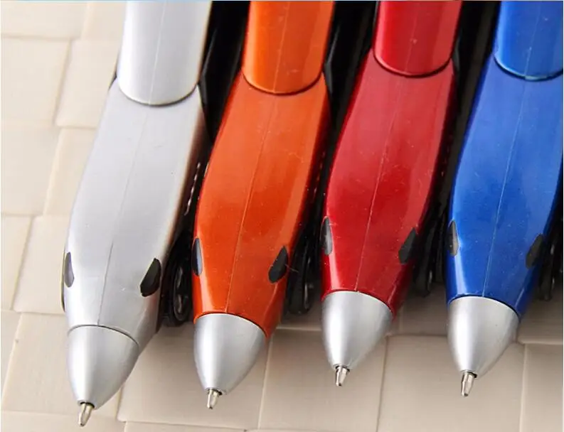 10 шт. креативные Канцтовары мультфильм форма спортивной машины шариковые ручки