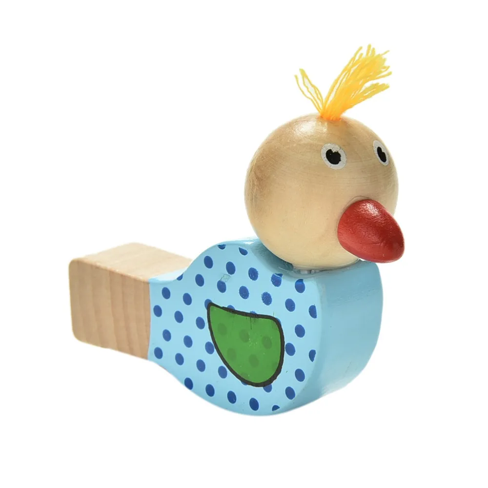 1 шт. музыкальный инструмент игрушка из мультфильма дерева птица свисток детские