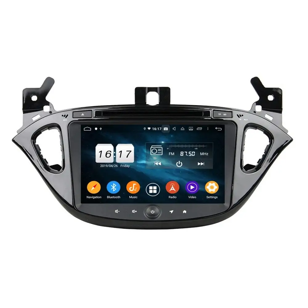 Автомобильный DVD плеер 4 Гб + 64 IPS PX6 8 дюймов Android 10 для Opel Corsa 2015 2016 стерео радио GPS