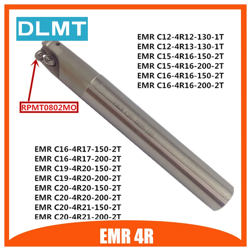 EMR C10 4R10 120 C16 4R16 150 + 10Psc RPMT08T2 индексируемая торцевая фреза оправка режущие