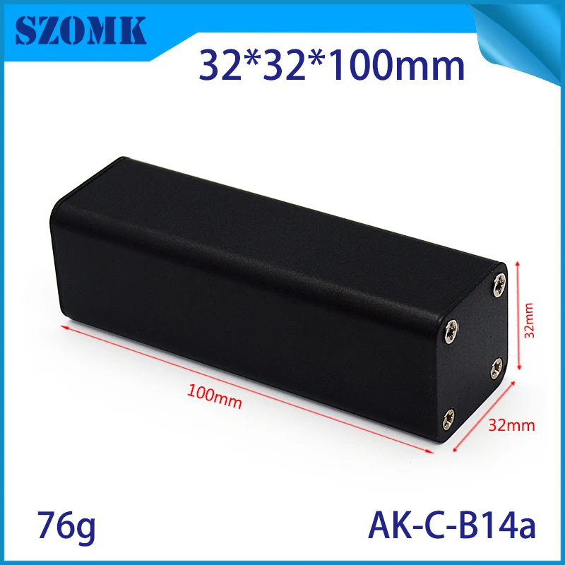 5 шт. алюминиевый корпус для печатной платы 32x32x90 мм|enclosure project|enclosure electronicenclosure diy |