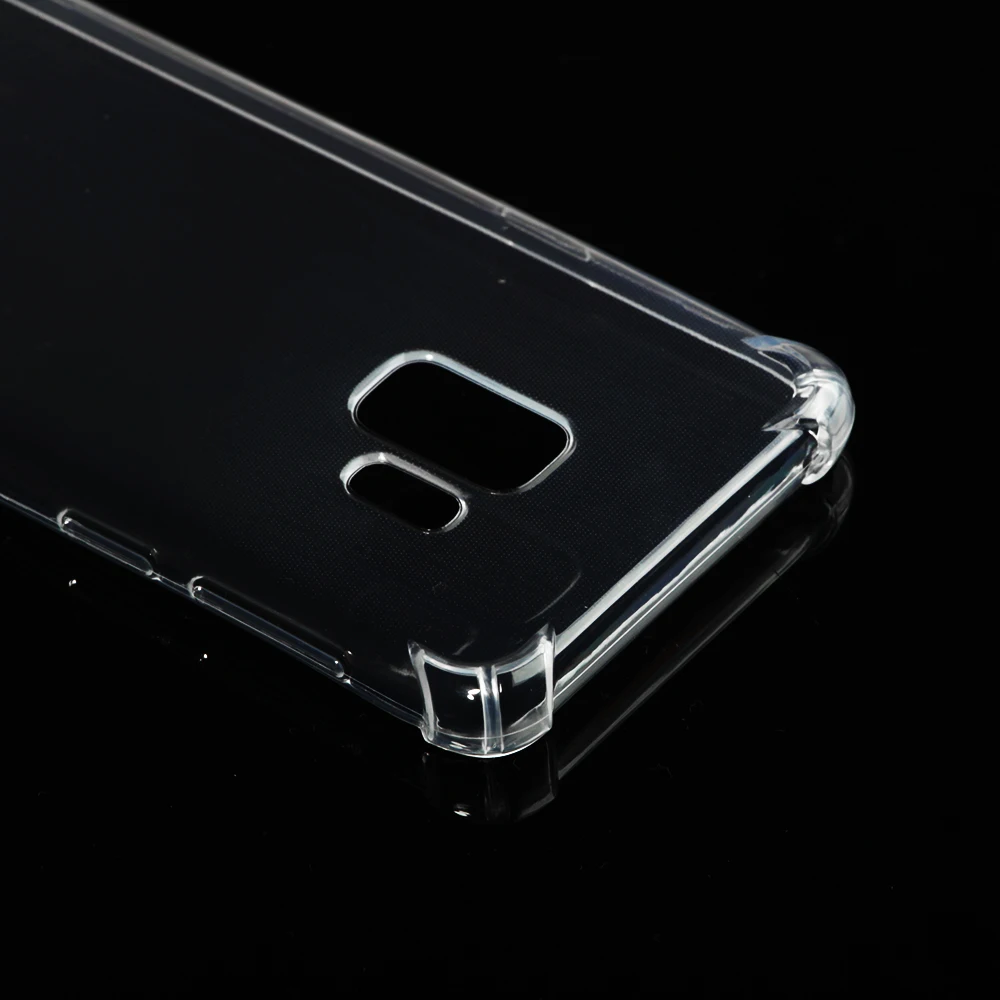 High quality transparent reinforced Anti-falling Soft Silicone phone case For Samsung Galaxy S9 coque funda etui cover cases |