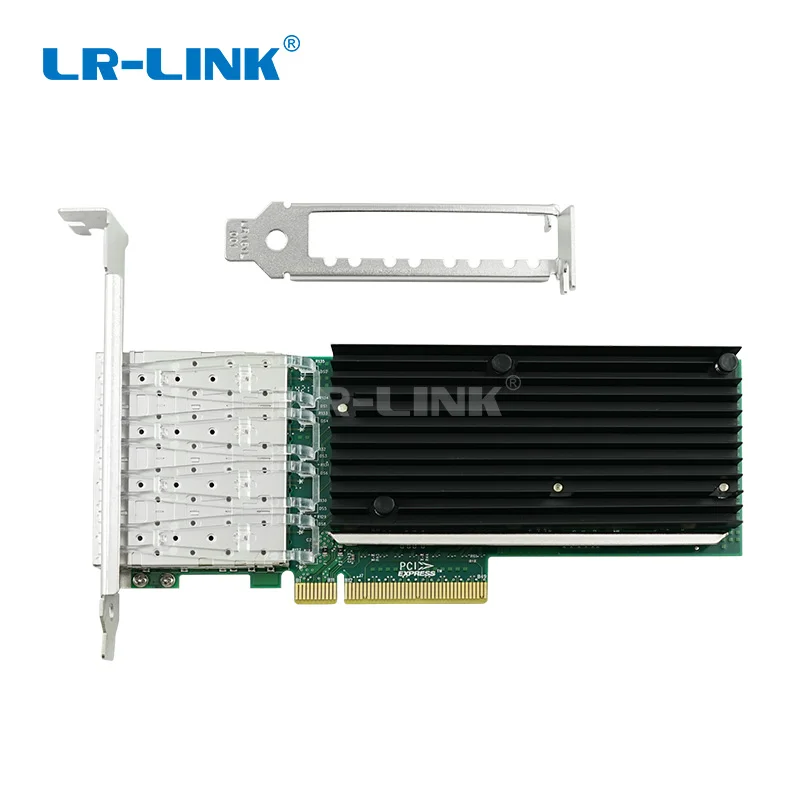 LR-LINK 9804BF-4SFP + четырехпортовый 10 Гб ethernet адаптер PCI Express Оптическое волокно сетевой