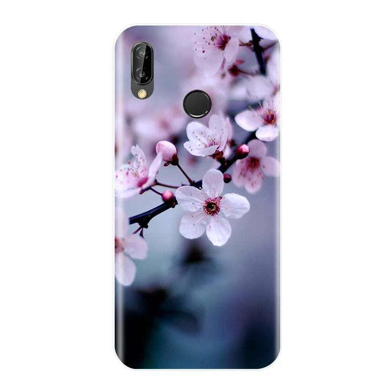 Phone Case For Huawei P20 P10 P9 P8 Lite 2017 Soft Silicone Cute Cat Painted Back Cover Pro Mini | Мобильные телефоны и