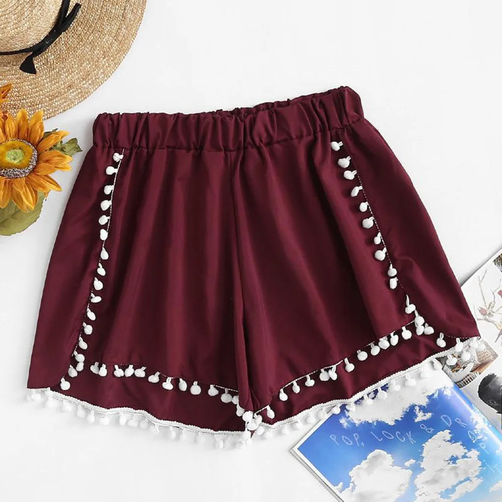 Шорты Korte Broek Dames Pantaloncini Donna Pantalones Cortos De Mujer шорты размера плюс свободные шорты с эластичной резинкой на талии Z4