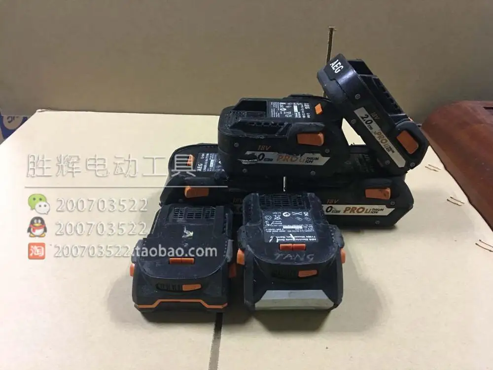 Оригинальная литиевая батарея AEG RIDGID 18 в 4 0 Ач 3 2 (б/у продукты) | Инструменты