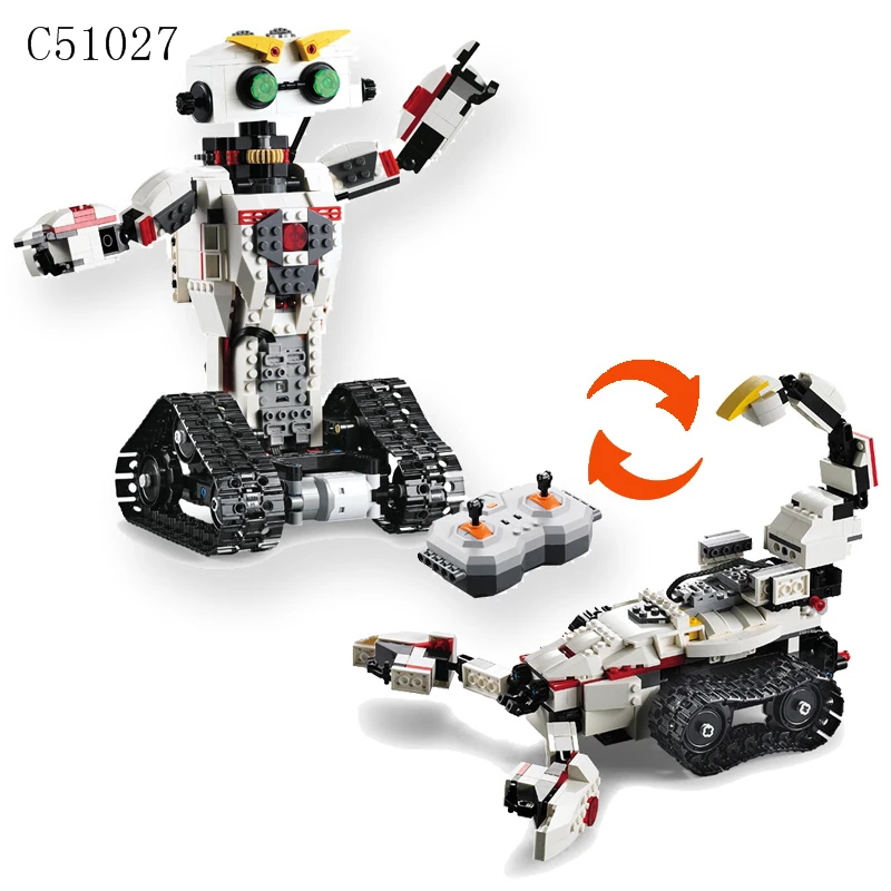 Строительные блоки Legoings моторная техника робот с дистанционным управлением C51027