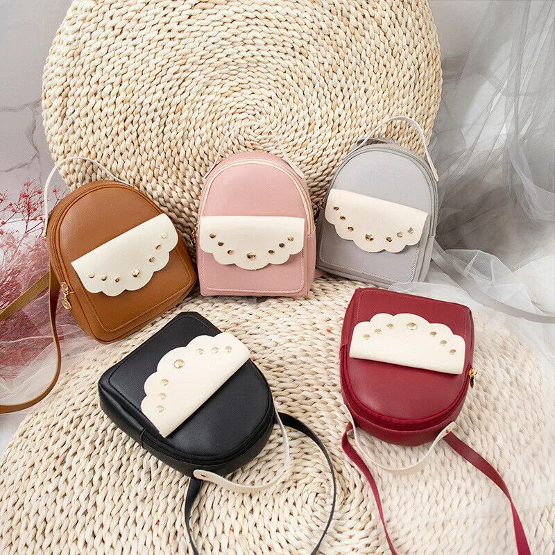 Женский мини рюкзак из искусственной кожи школьный для девушек дорожная