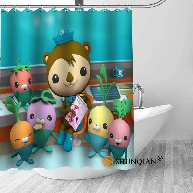 

New Octonauts Shower Curtain Bathroom Decorations For Home Waterproof Fabric Curtain Shower Bath Curtain A18.1.3