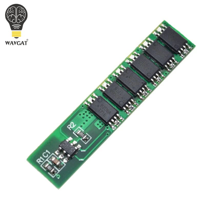 Защитная плата WAVGAT 1S 15A li ion BMS PCM для литиево ионных батарей 18650|Интегральные схемы|