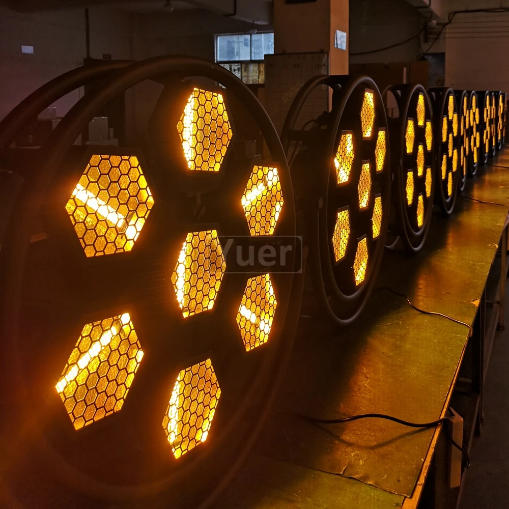 Beste 4 Stks/partij Disco Licht 7X60W Led Retro Flash Stage Effect Licht DMX512 Led Laser Projector Music Stage Dj Disco Verlichting Nachtlampje