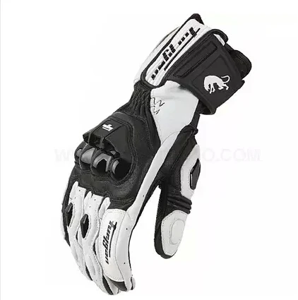 Бесплатная доставка AFS18 мотоциклетные перчатки гоночные из натуральной кожи с