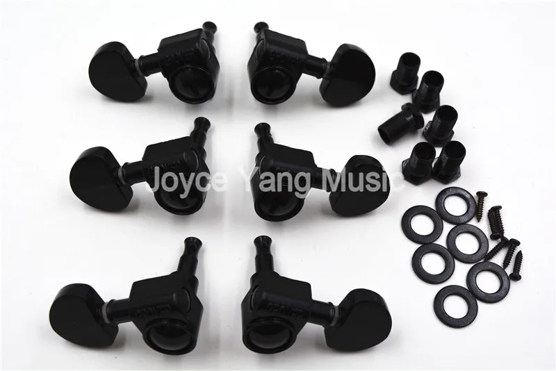 

Grover Style Black Semicircle Guitar Tuning Pegs Tuners Machine Head 3L+3R Free Shipping Wholesales
