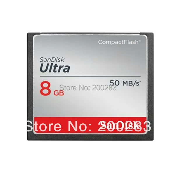 2014 Новый Оптовый SanDisk Ultra CompactFlash Карты Памяти Высокой Скорости 333X50 МБ/с CF карты DSLR