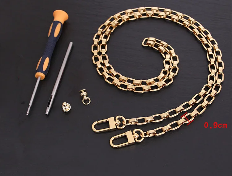 Детали и аксессуары для сумок золотая цепочка 100-130 см опциональный Размер | Багаж