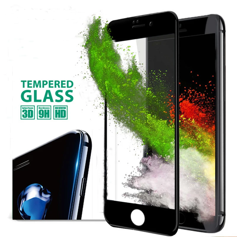 3D закругленные края полное покрытие экрана протектор для iphone 6 6s закаленное