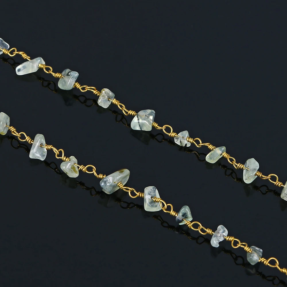 Бледно зеленые богемные Длинные ожерелья длиной 150 см с бусинами из натурального