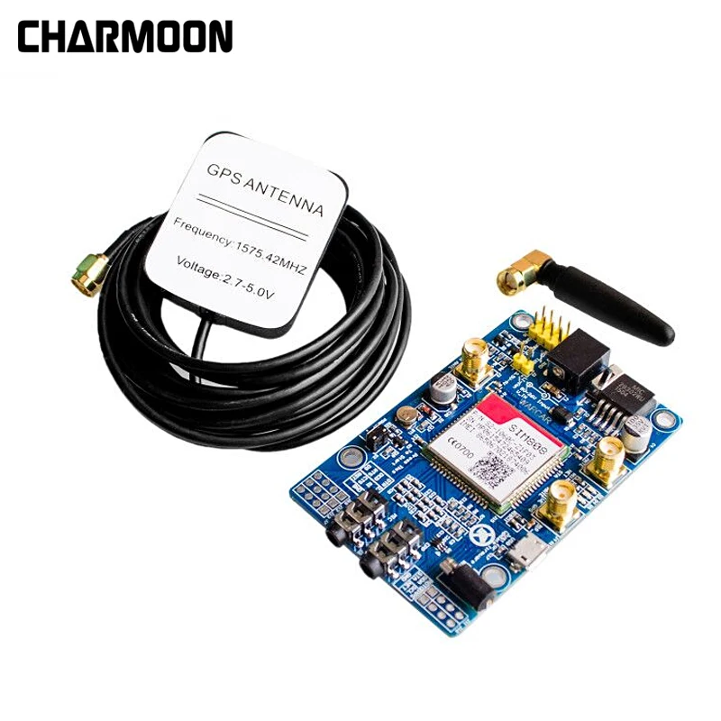 SIM808 модуль GSM GPRS GPS макетная плата IPX SMA с антенной для Raspberry Pi Поддержка 2G 3G 4G SIM