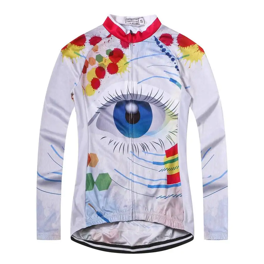 Weimostar женский длинный рукав Велоспорт Джерси 2017 одежда для велоспорта pro team maillot