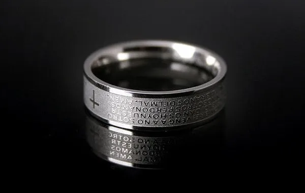 Новое мужское кольцо в стиле панк серебряные кольца из нержавеющей стали для