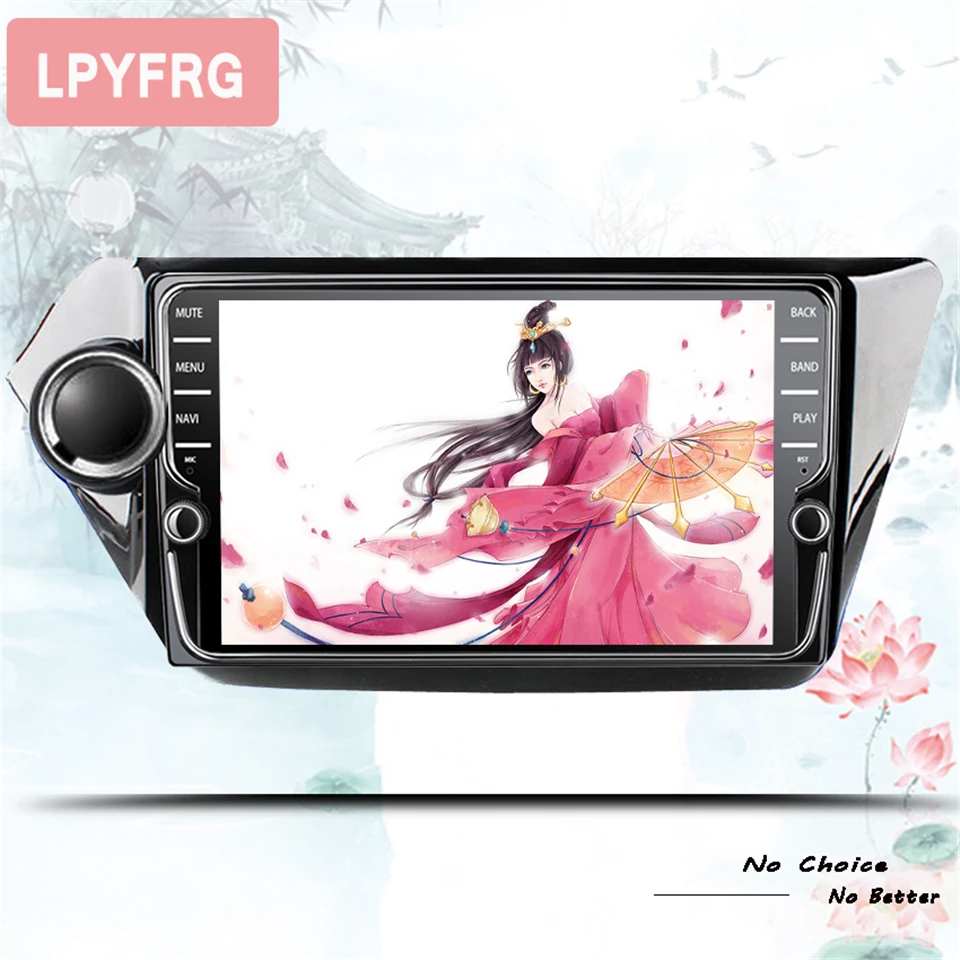 Авто android 10 0 автомобильный dvd плеер gps навигация для Kia k2 RIO 2010 2011 2012 2013 2014 2015