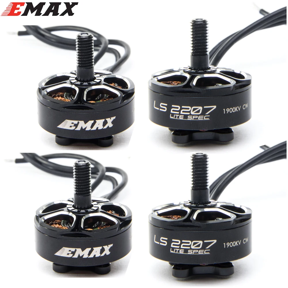 EMAX LS2207 Lite Spec 2207 1900KV 2400KV 2550KV CW резьба FPV гоночный бесщеточный двигатель для