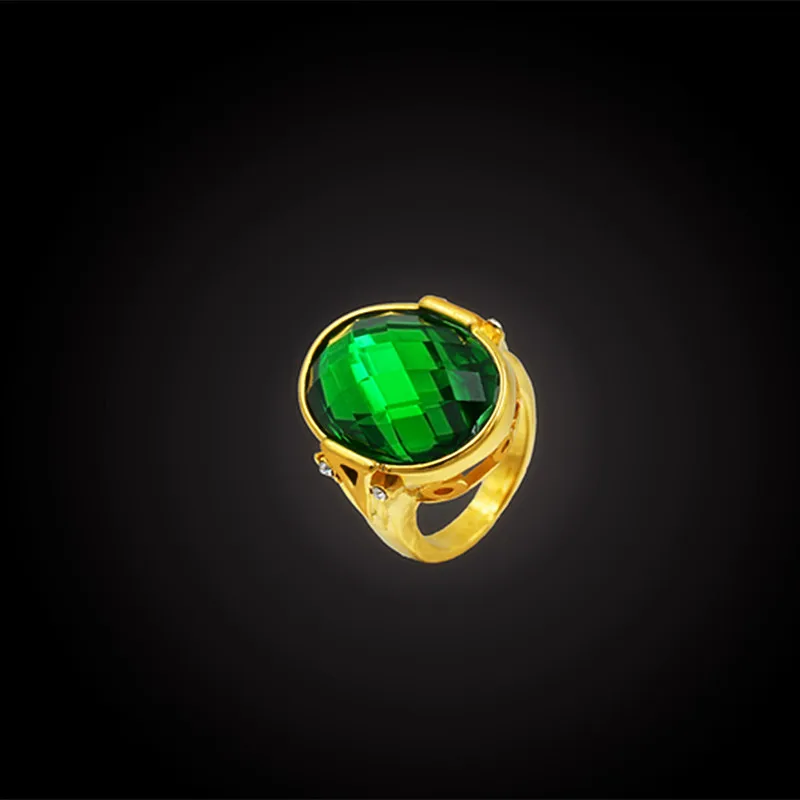 Кольцо на палец золотого цвета с австрийским кристаллом модные антикварные