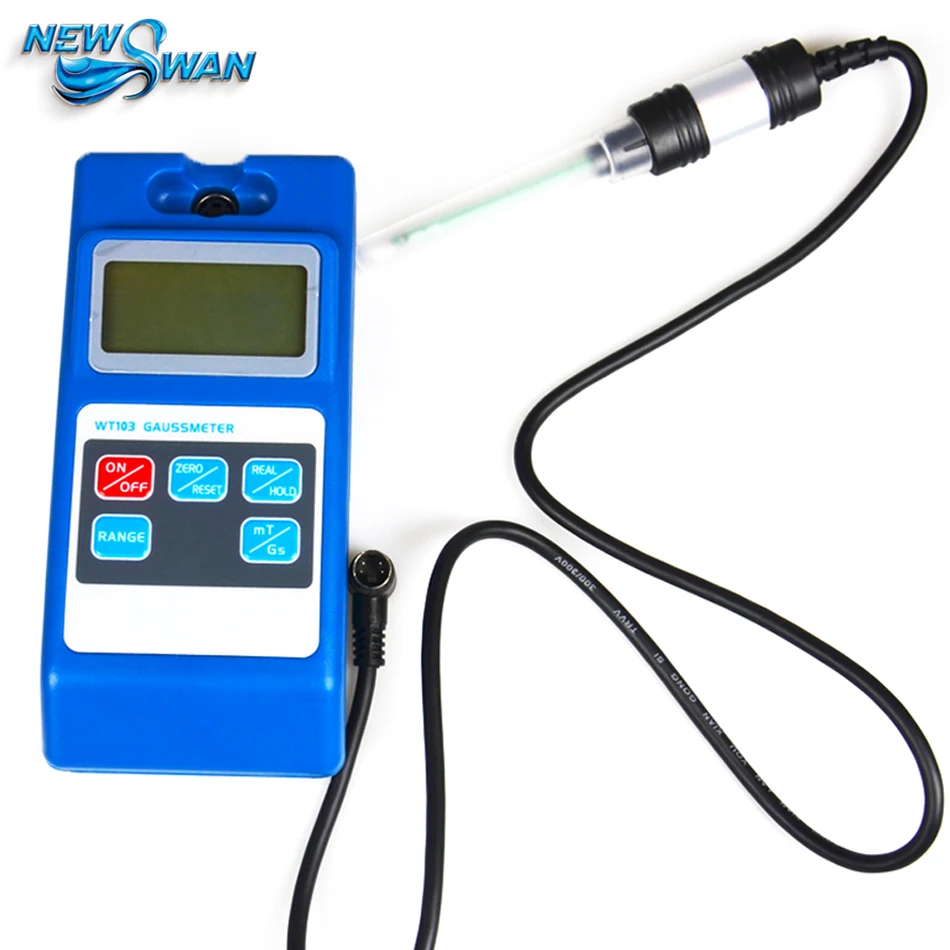 WT103 Gaussmeter гауссовый счетчик тесламетром аппарат измеритель напряженности поля