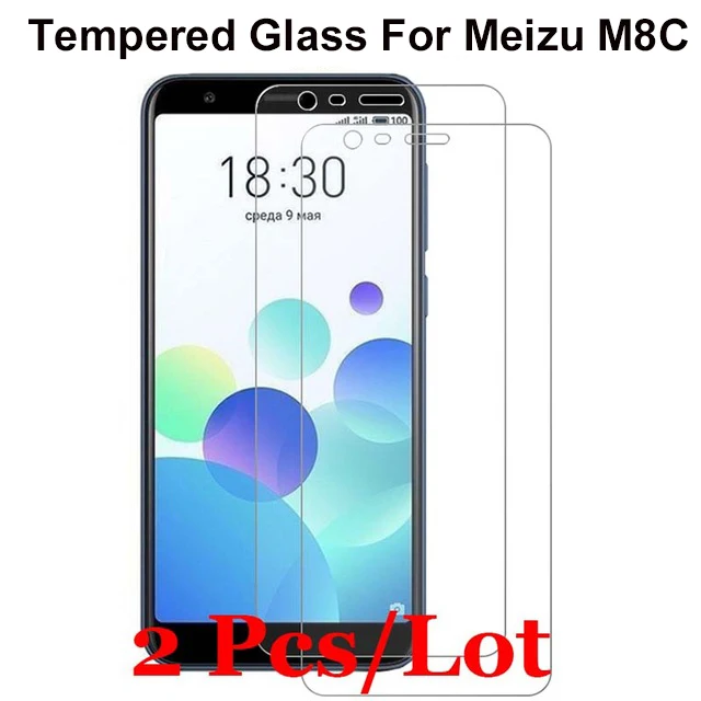 

2 шт закаленное стекло Meizu M8C защита экрана 9H 2.5D Закаленное Защитное стекло для телефона пленка для Meizu Meilan M8C