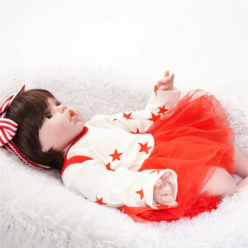 LEOOFU 50 см 20 дюймов подарок на день рождения reborn baby doll Реалистичная мягкая