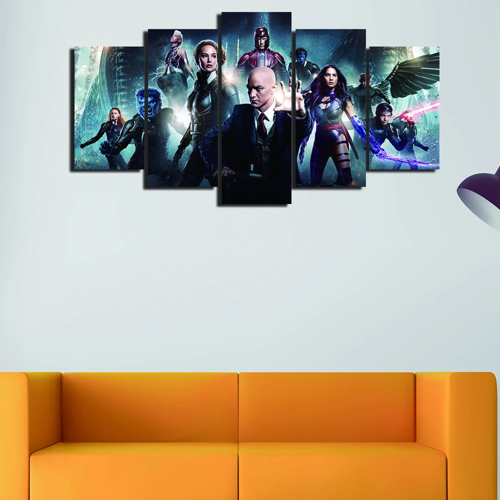 5 панелей x Для мужчин Апокалипсис кино живопись плакат стены Книги по искусству