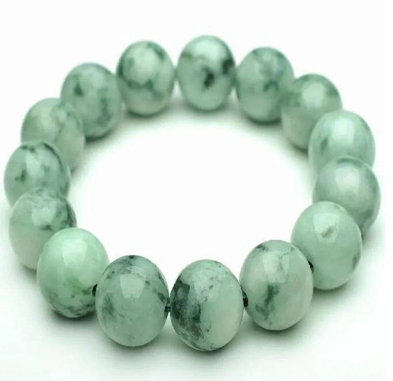 

A cargo of natural jade greent jade beads floating flowers male and female style ice kinds of jade with certificate