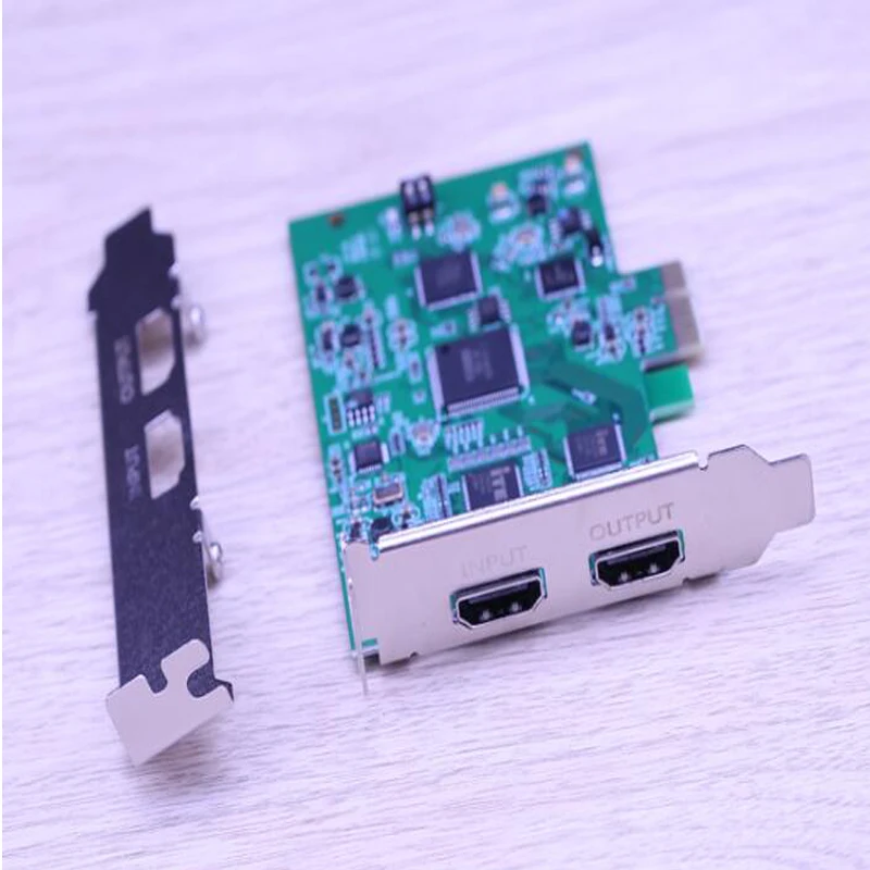Новая Плата видеозахвата EZCAP294 PCIE 4K 30P HDMI HD видеозахвата HDMI выход 1080p 60p Full HD записанная поддержка прямой передачи