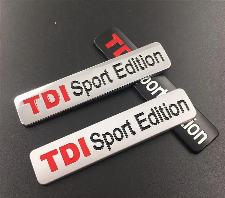 Пластиковый TDI Sport Edition стикер для модификации автомобиля эмблема|Наклейки на