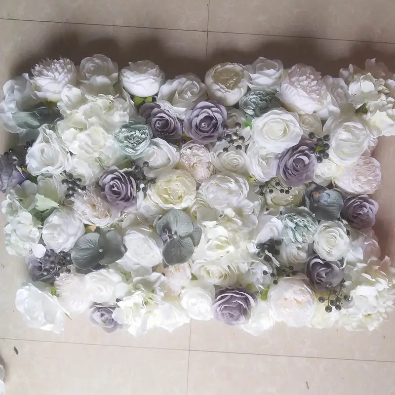 10pcs like picture SPR Высокое качество 3D Цветочные стеновые панели с искусственными ягодными орхидеями свадебный фон искусственные розы цветочные композиции - Цвет: 10pcs like picture