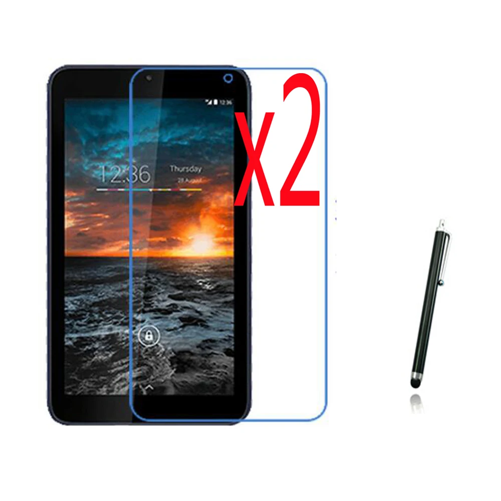 3в1 2x прозрачная защитная пленка для ЖК экрана + 1x Стилус Для Vodafone Smart Tab 3G 7 дюймовый