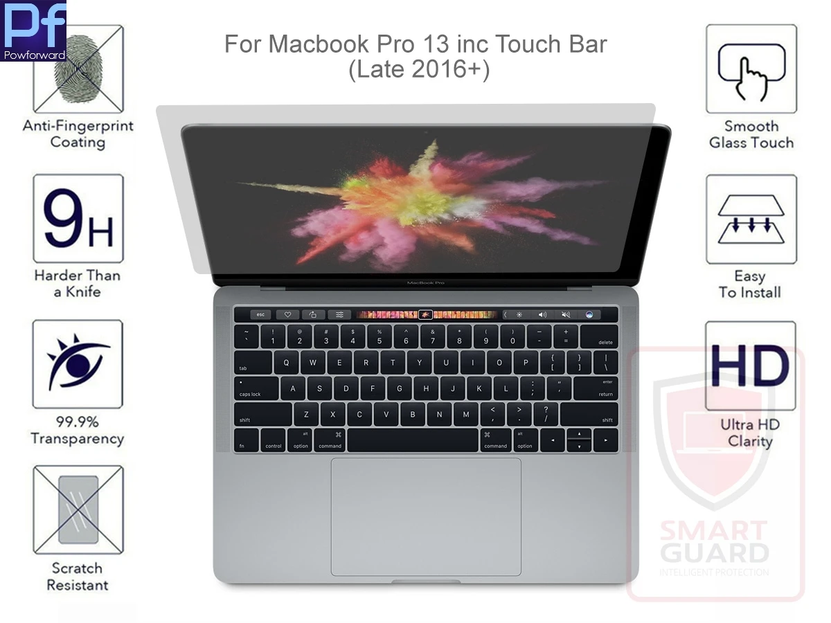 Закаленное защитное стекло 9H для MacBook Air 11 13 дюймов A1466 pro 3 15 A1278 retina 6 touchbar A1706 A1708
