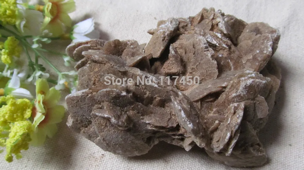 Лучший довольно природный селенит гипс роза пустыни бесплатная SHIPPING50g 55g|gypsum