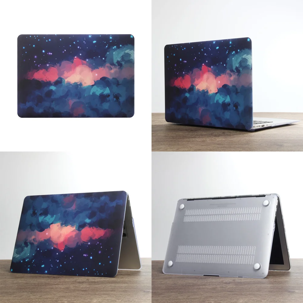 DNS B1 Чехол для ноутбука с принтом для Apple MacBook Air Pro Retina 11 12 13 15 mac book 13,3 дюймов с сенсорной панелью+ чехол для клавиатуры - Цвет: DNS B1