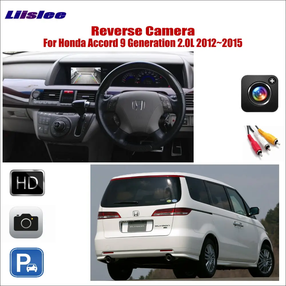

Car Parking Back Camera For Honda Elysion 2015 2016 2017 Reverse Rear View CAM Connect Original Factory Screen