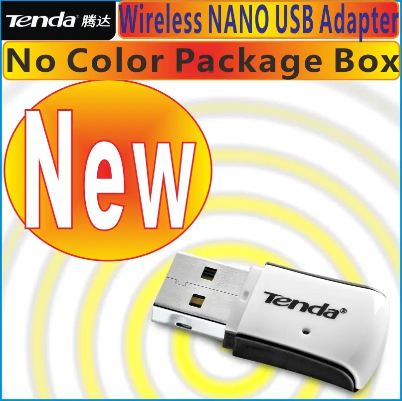 Новая лучшая цена Tenda Мими 150 Мбит/с Беспроводной Nano USB адаптер Wi Fi м Сетевая карта