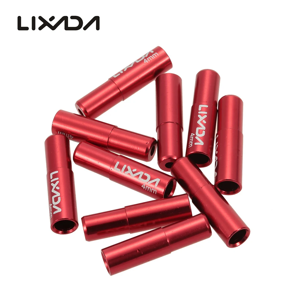 Lixada 10 шт. 4 мм/5 мм велосипедный переключатель передач трос переключения Торцевая