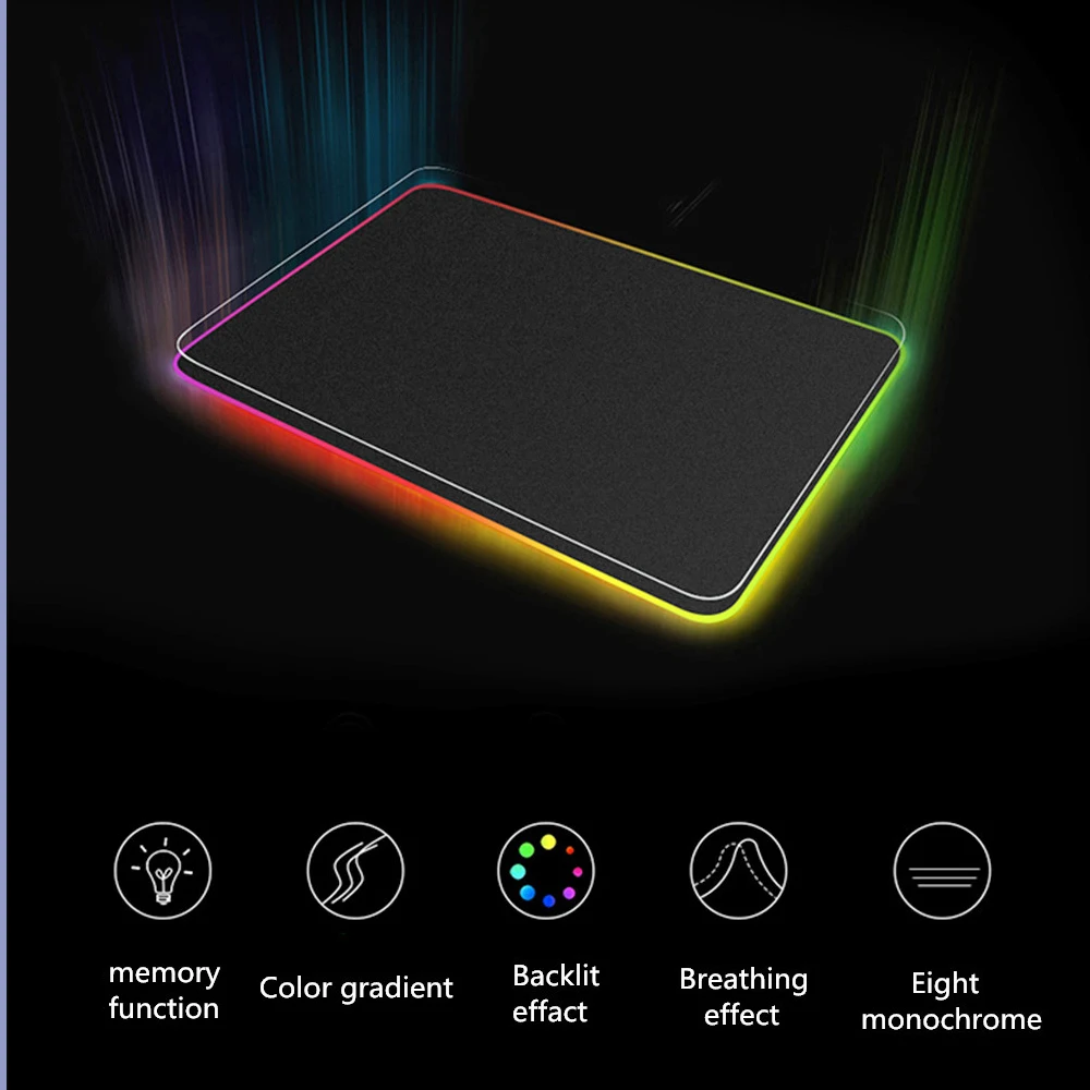 RGB коврик для мыши игровой большой геймерский супер размер XXL игровые коврики